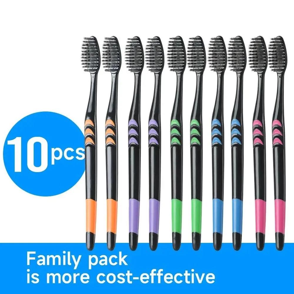 Bamboo Toothbrush - Набор из 10 зубных щеток с