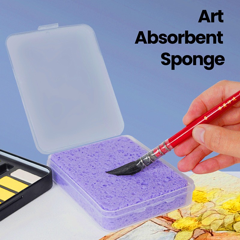 Eco Sponge - Губка для очистки акварельных красок в