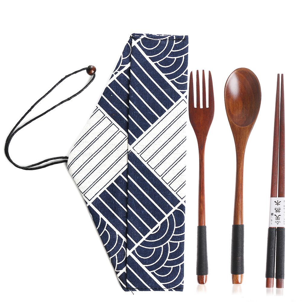 Bamboo Cutlery - Набор столовых приборов в японском стиле,