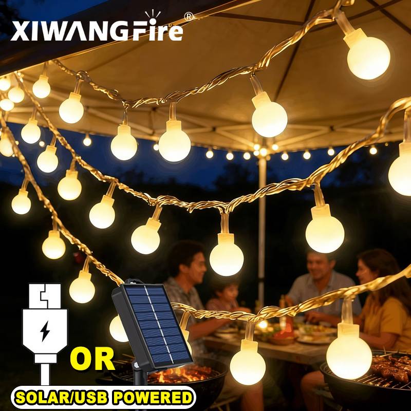 Светодиодные гирлянды 3-10 м н – обзор и цена Solar Garden Light