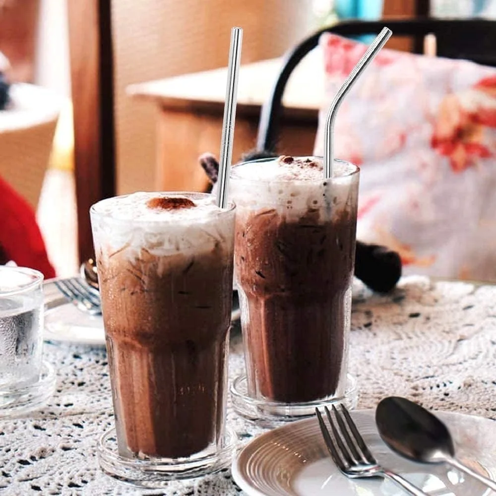 100 шт., соломинка из нержавею – обзор и цена Reusable Straw