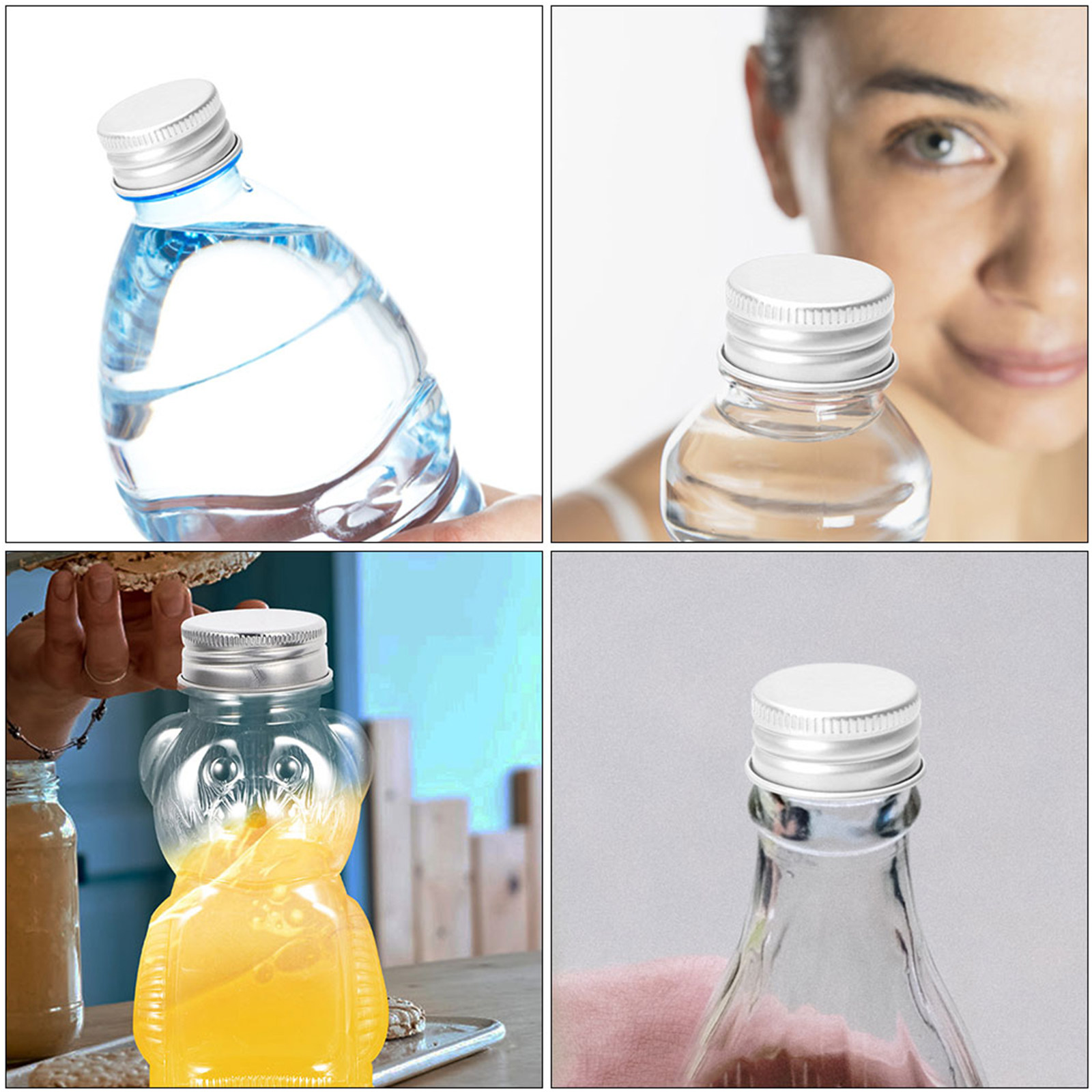 80 шт. алюминиевых крышек для  – обзор и цена Reusable Bottle