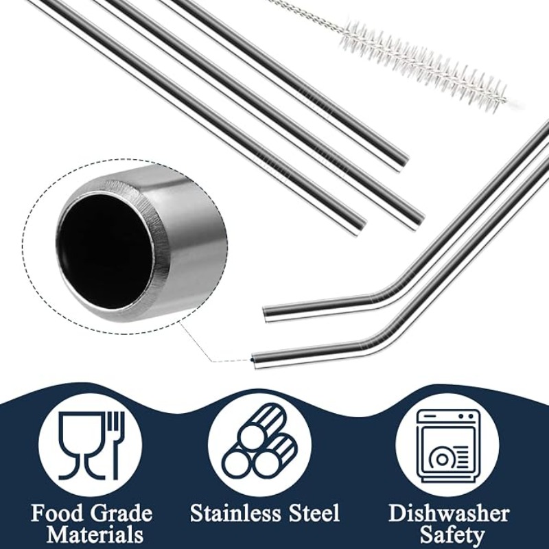 3 шт. многоразовых металлическ – обзор и цена Reusable Straw