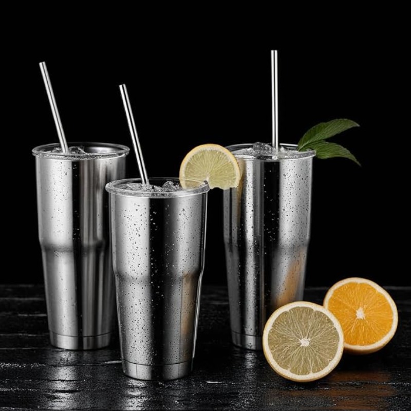 3 шт. многоразовых металлическ – обзор и цена Reusable Straw