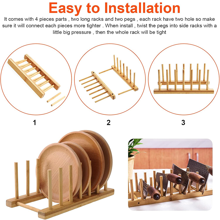 1 шт./2 шт. бамбуковая полка д – обзор и цена Bamboo Cutlery