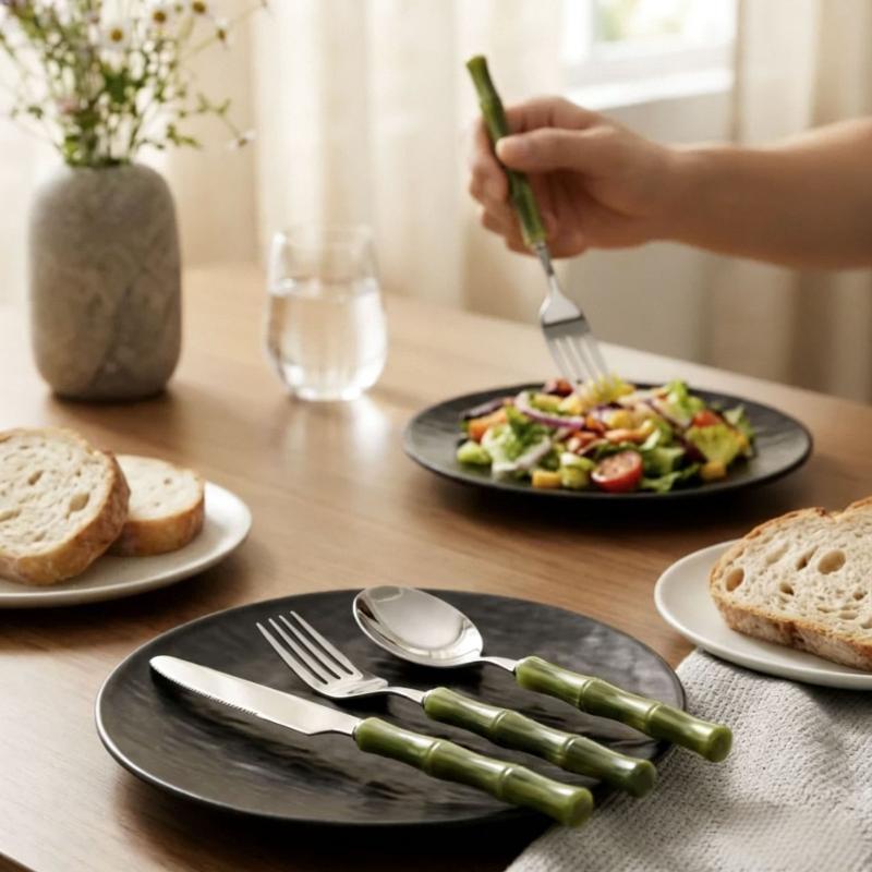 Набор столовых приборов из акр – обзор и цена Bamboo Cutlery
