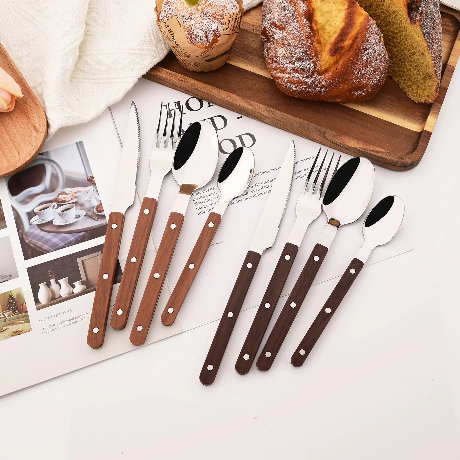 5/20 шт., набор столовой посуд – обзор и цена Bamboo Cutlery