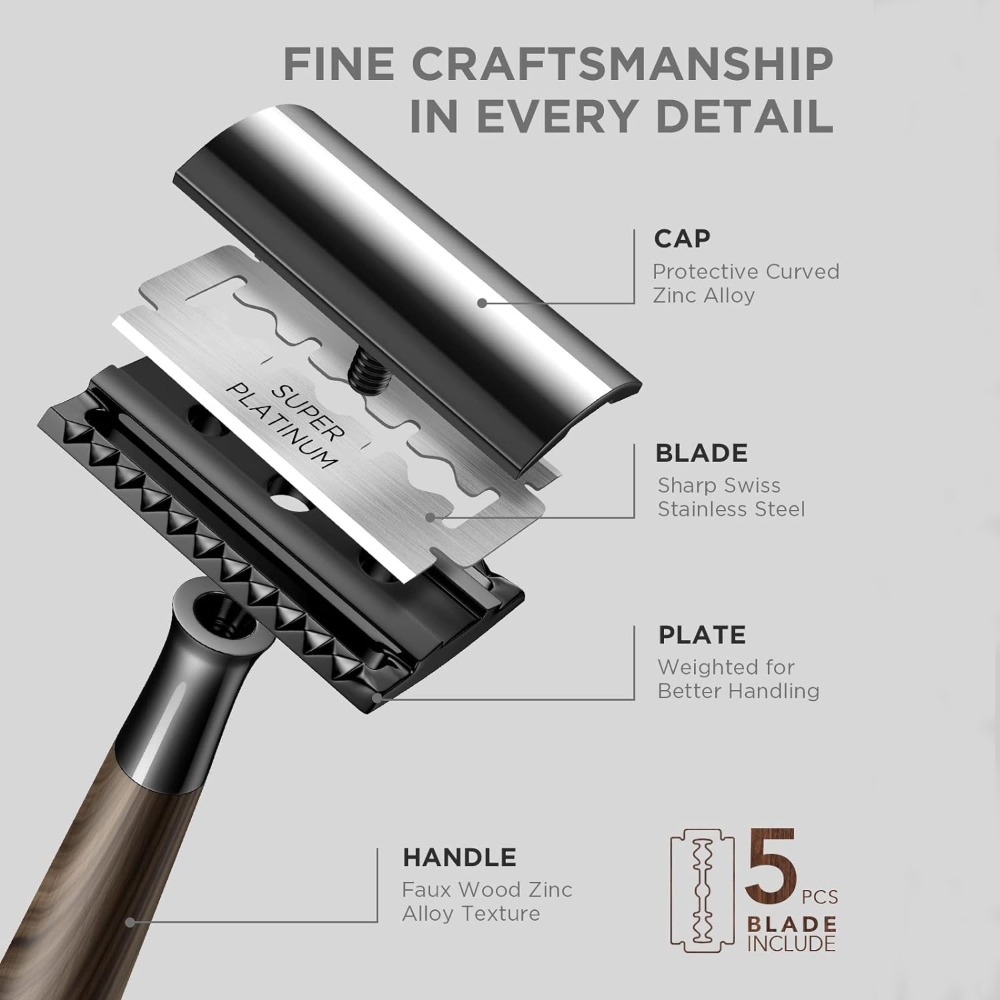Усовершенствованная безопасная – обзор и цена Safety Razor Handle